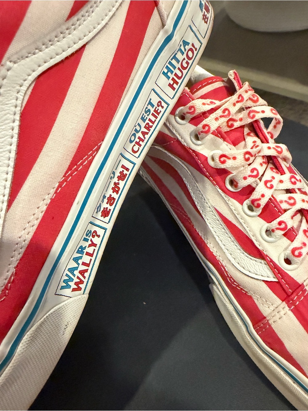 Vans x Where’s Waldo Old Skool International Stripes Men’s 12 Rare Collab